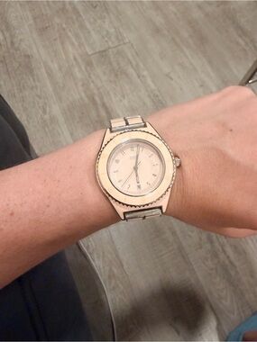 Storm Silver and Pink Women's Stainless Watch